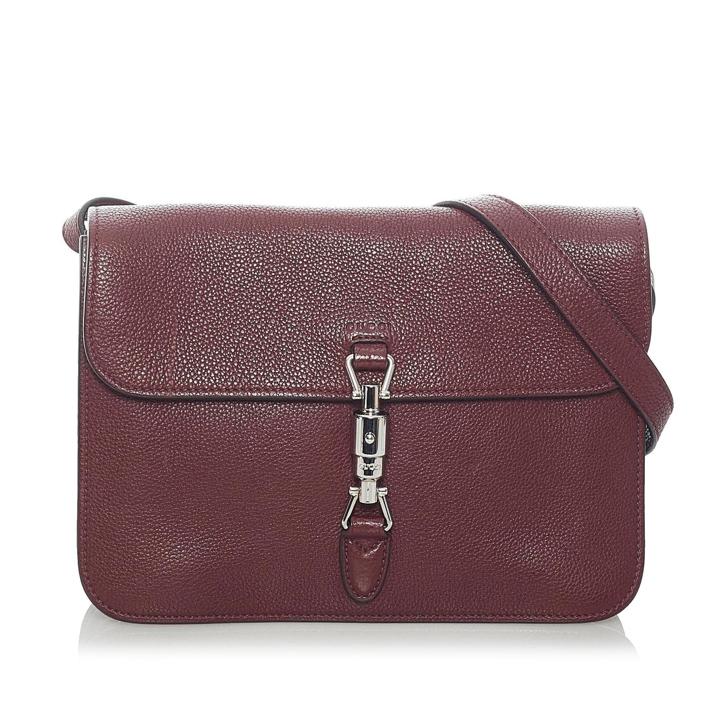 Gucci Soft Jackie Convertible Leather Crossbody Bag (33527)