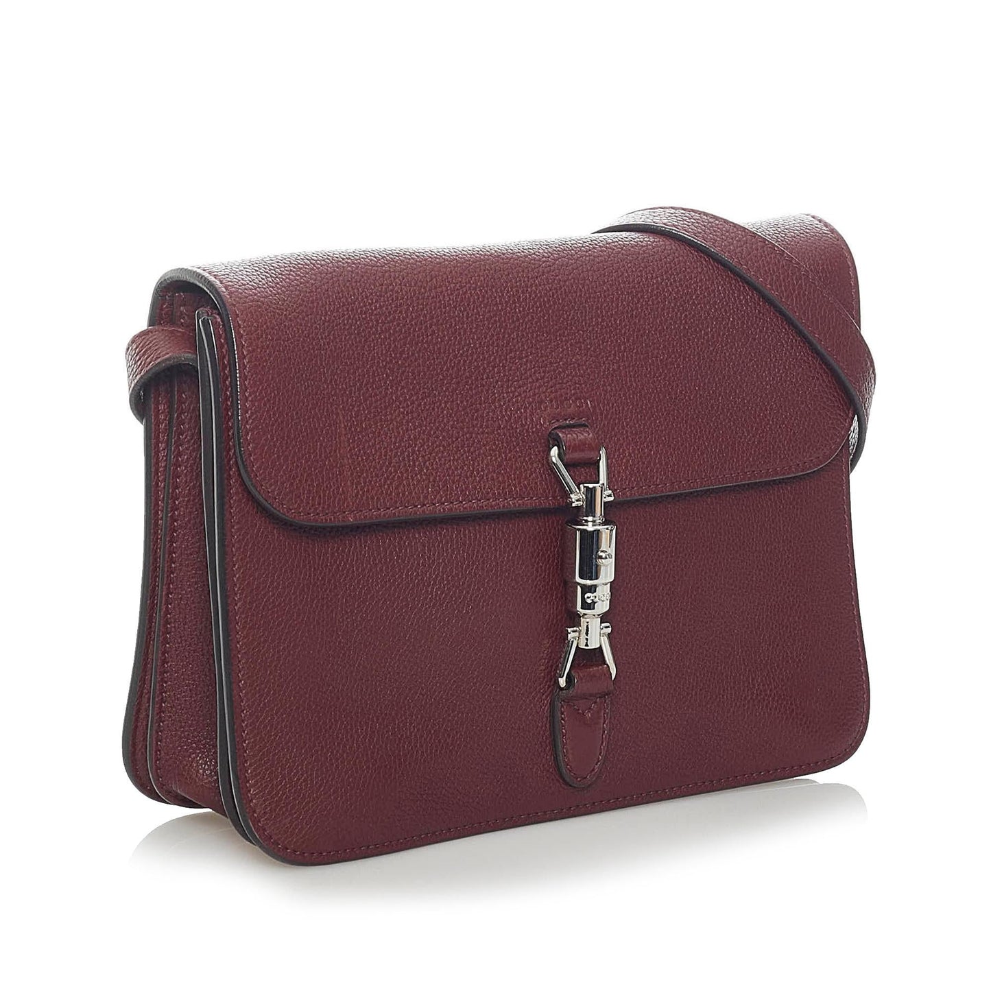 Gucci Soft Jackie Convertible Leather Crossbody Bag (33527)