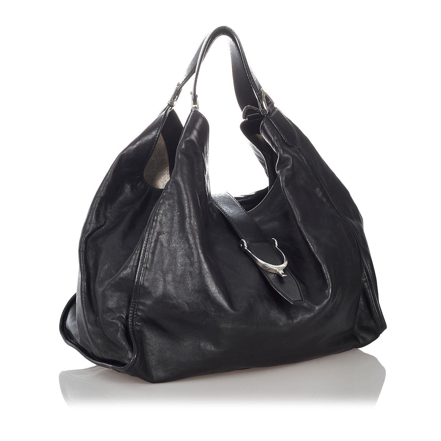 Gucci Soft Stirrup Leather Tote Bag (Dw2BmF)
