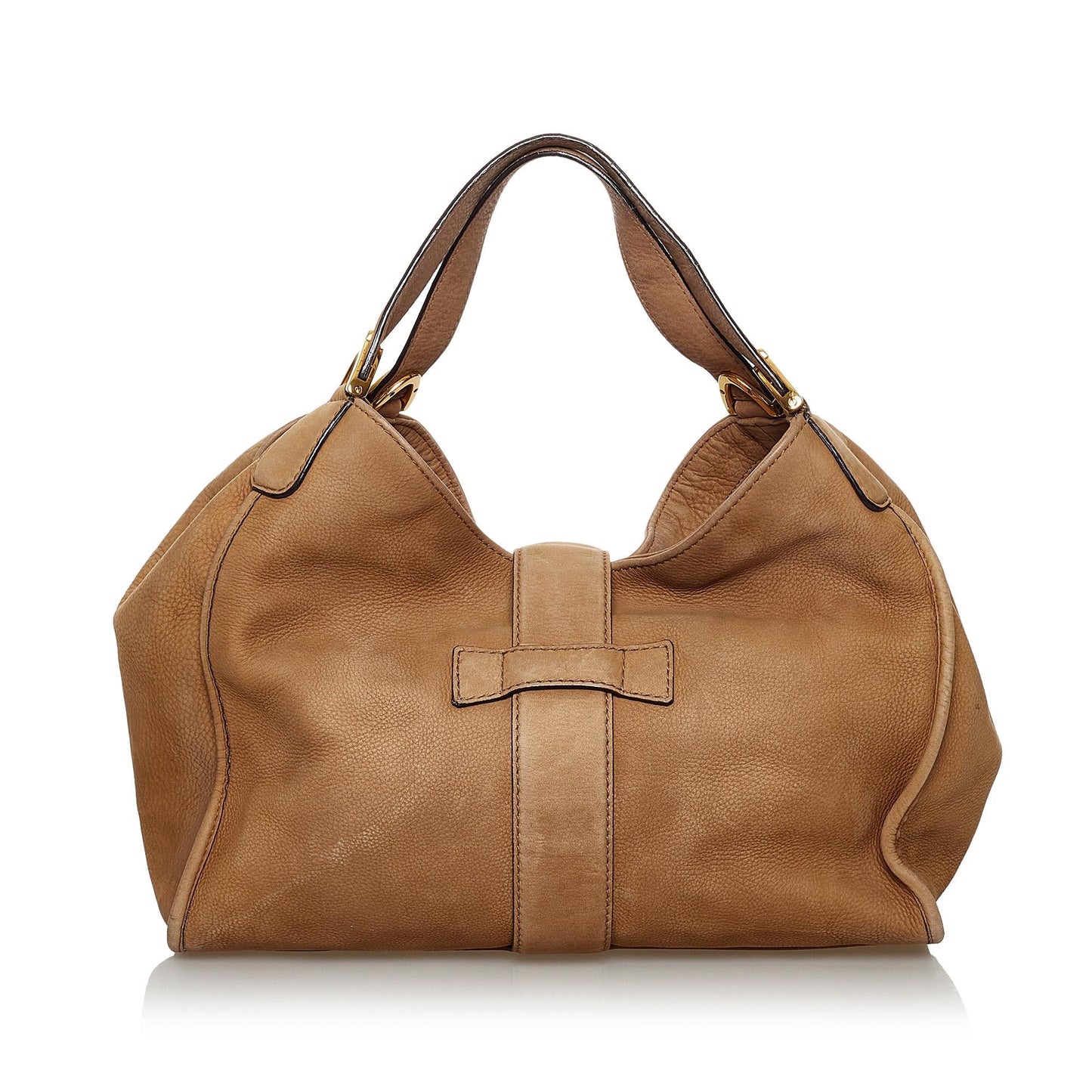 Gucci Soft Stirrup Nubuck Leather Shoulder Bag (30343)