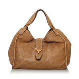 Gucci Soft Stirrup Nubuck Leather Shoulder Bag (30343)