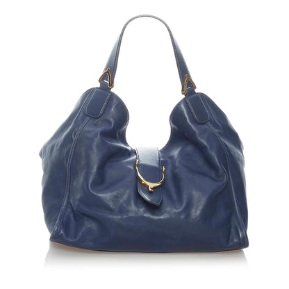 Gucci Soft Stirrup Nubuck Leather Tote Bag (30728)