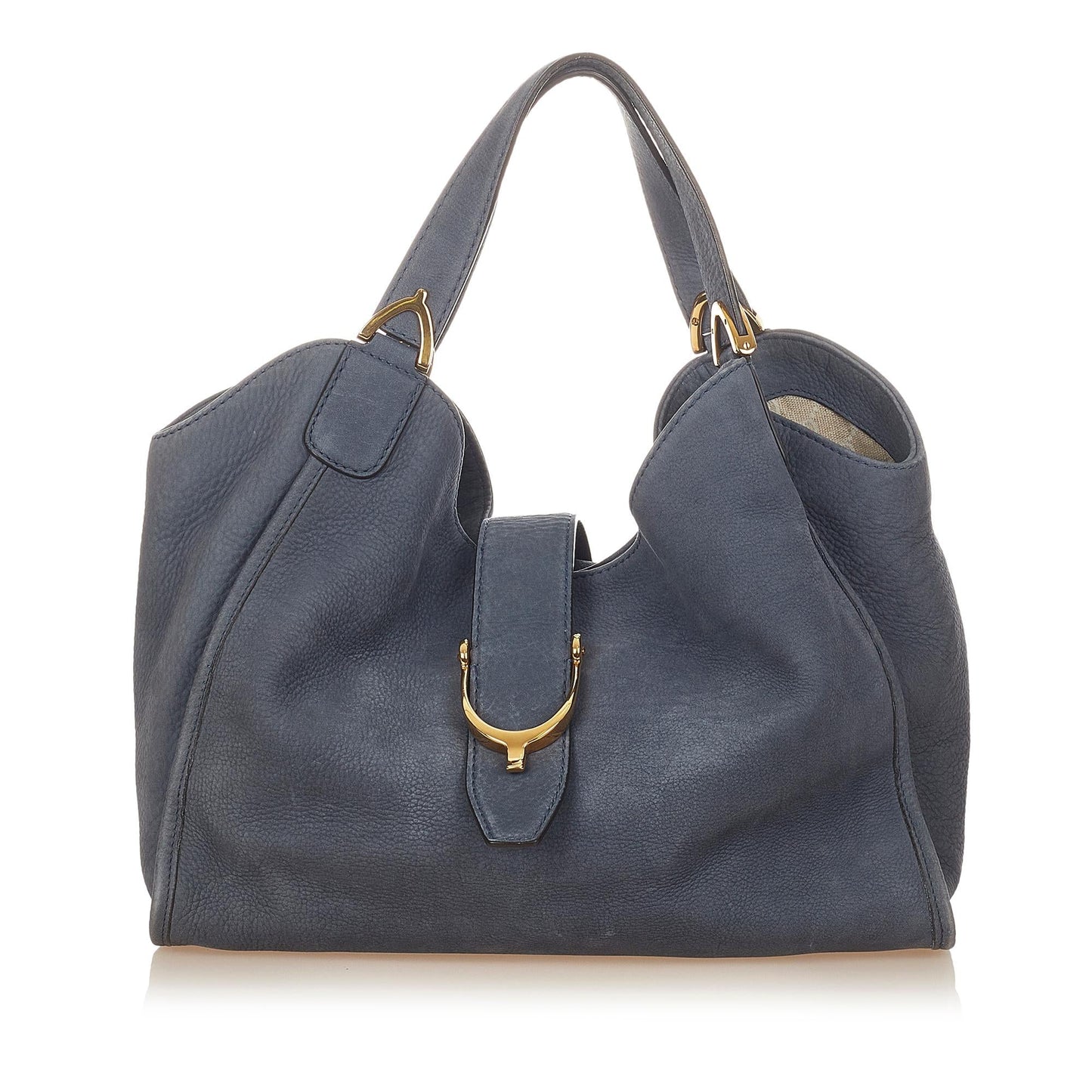 Gucci Soft Stirrup Nubuck Leather Tote Bag (31917)