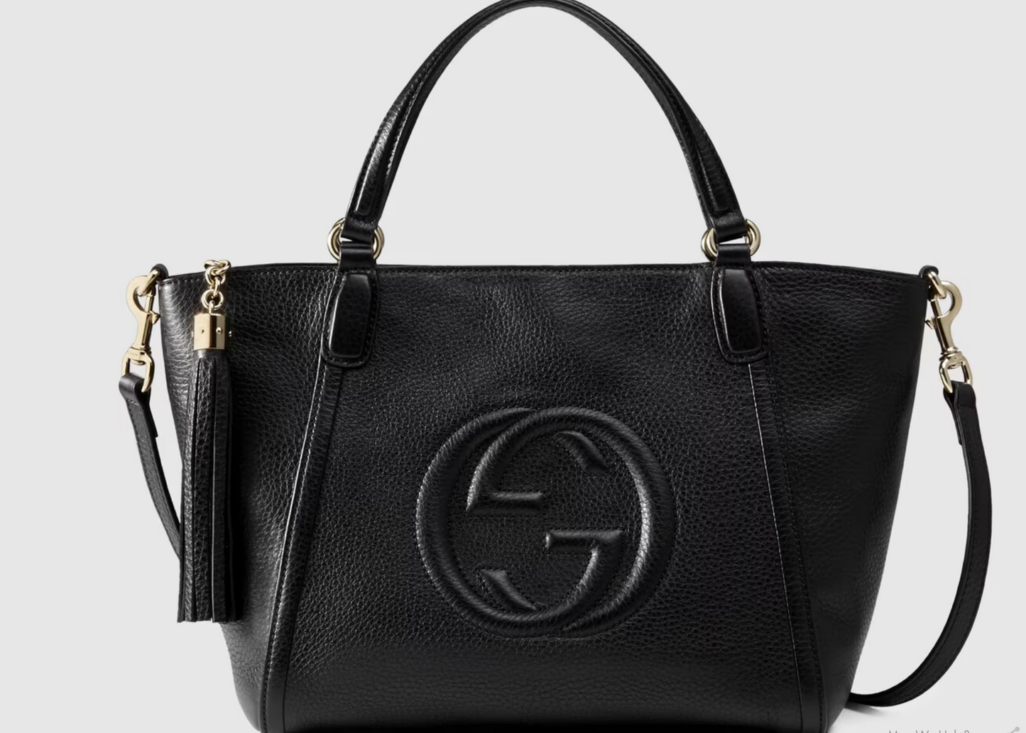 GCI PEBBLED LEATHER TOP HANDLE SOHO BAG