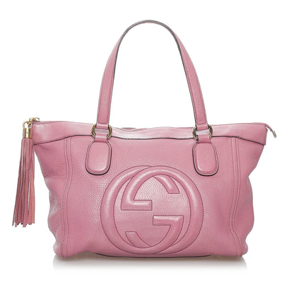 Gucci Soho Cellarius Leather Handbag (SHG-30320)