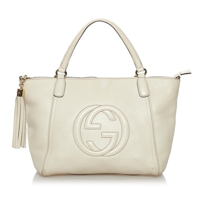 Gucci Soho Cellarius Leather Satchel (33376)