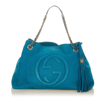 Gucci Soho Chain Leather Shoulder Bag (31933)