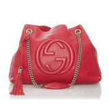 Gucci Soho Chain Leather Shoulder Bag (34502)