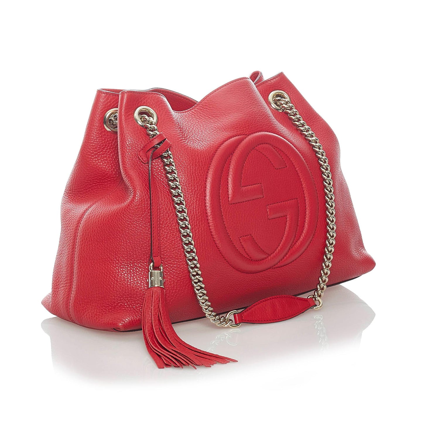 Gucci Soho Chain Leather Shoulder Bag (34502)