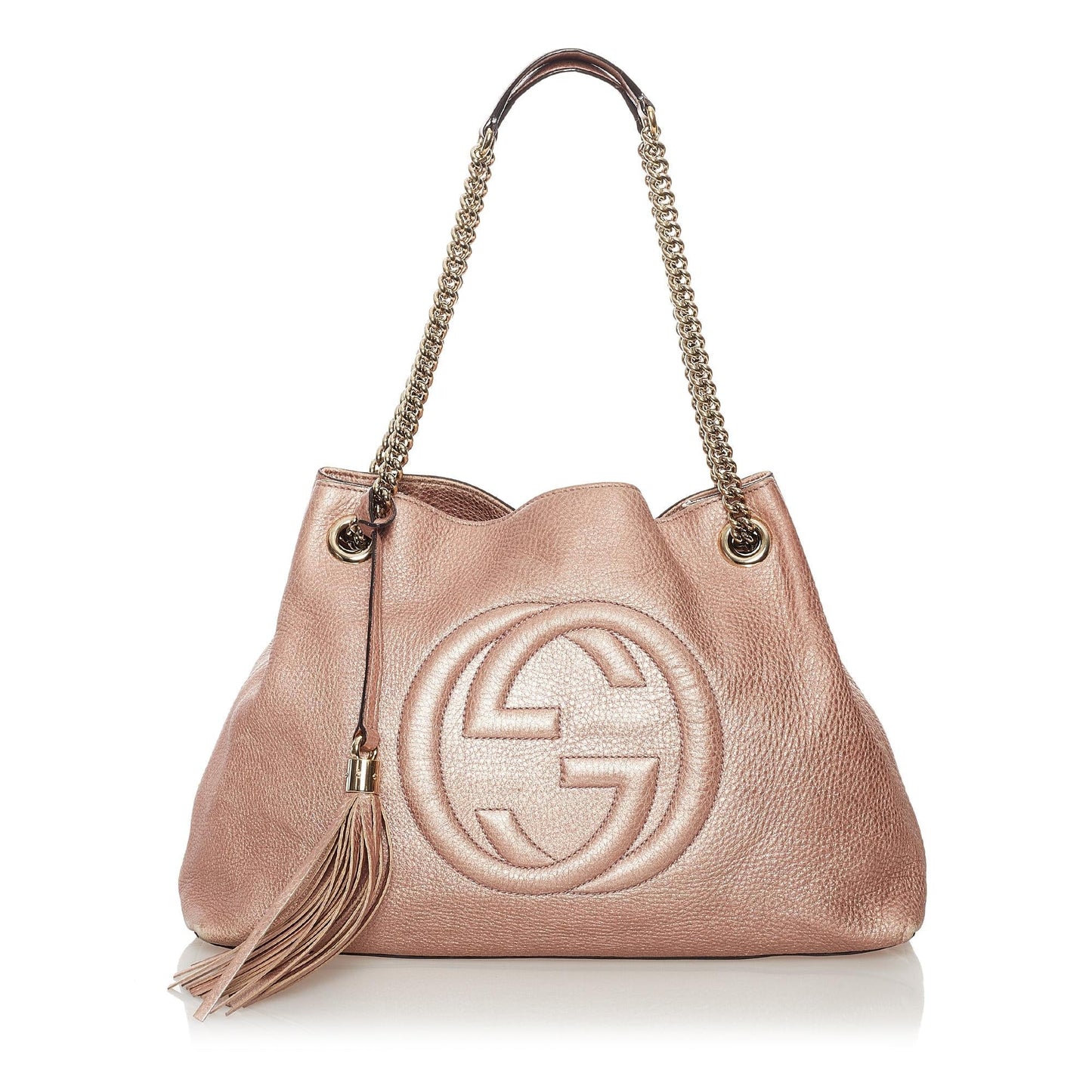 Gucci Soho Chain Leather Tote Bag (33241)