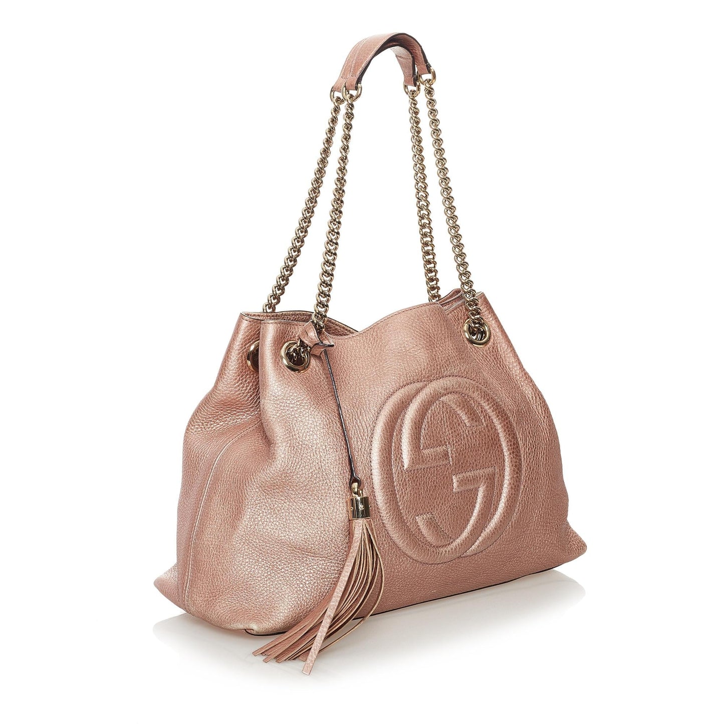 Gucci Soho Chain Leather Tote Bag (33241)