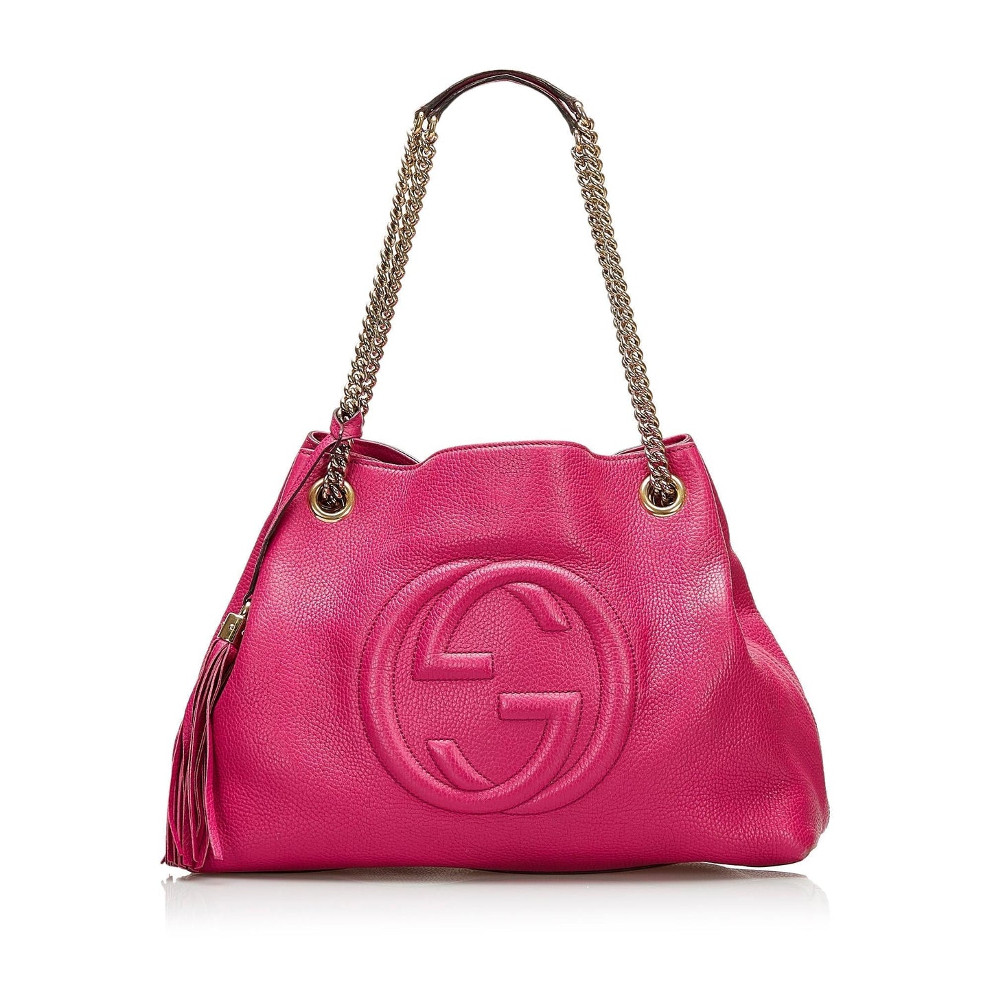 Gucci Soho Chain Leather Tote Bag (35942)