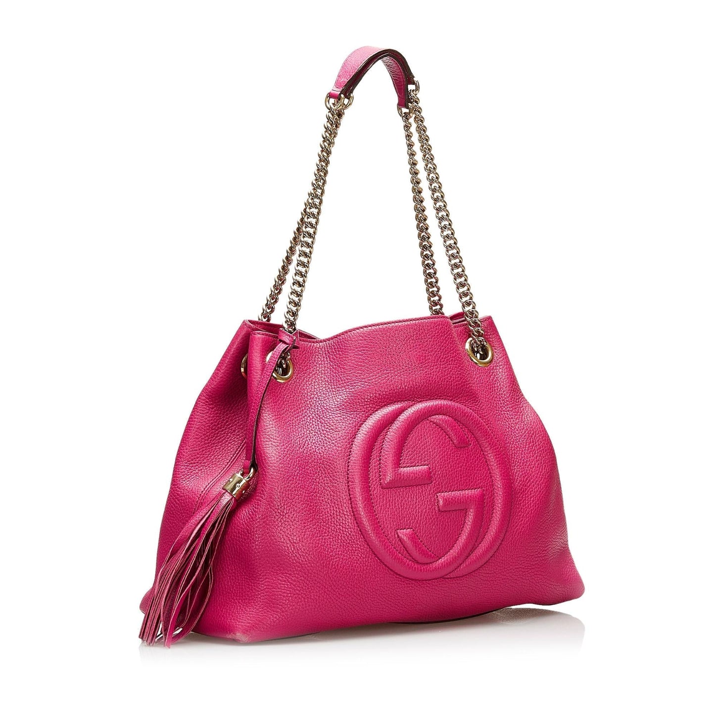 Gucci Soho Chain Leather Tote Bag (35942)