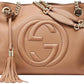 GUCCI PEBBLED CALFSKIN MEDIUM SOHO CHAIN SHOULDER BAG