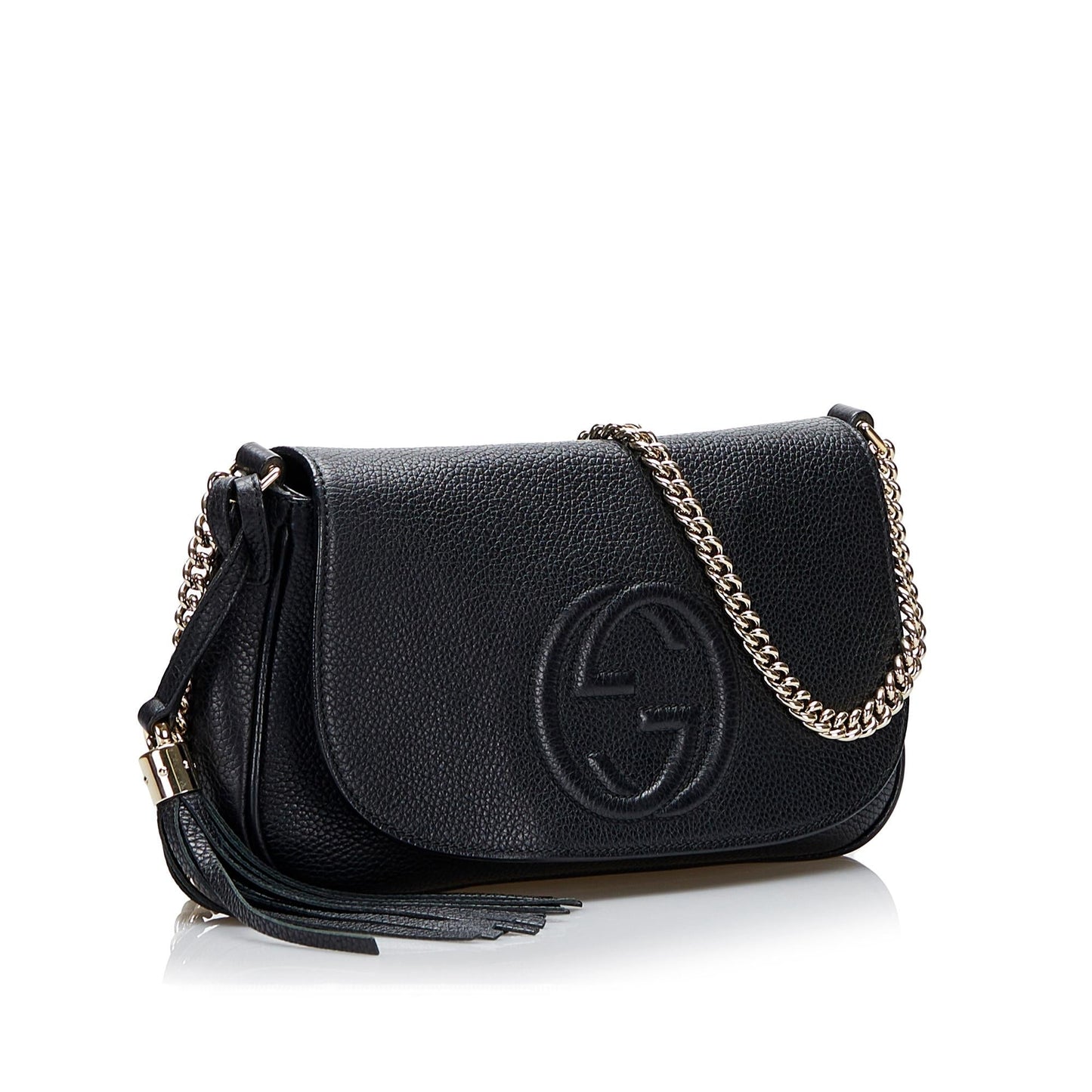 Gucci Soho Flap Chain Crossbody Bag (hBJ0wb)