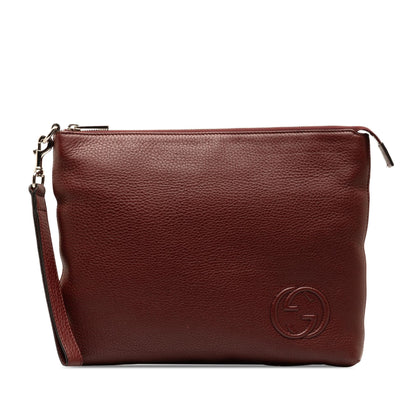 Gucci Soho Leather Clutch (x8q0VR)