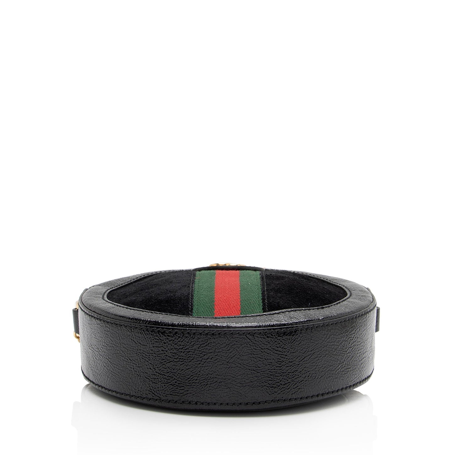 Gucci Suede Ophidia Round Mini Shoulder Bag (SHF-8Zp3I1)