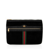 Gucci Suede Ophidia Zip Pouch (SHF-6RTERn)