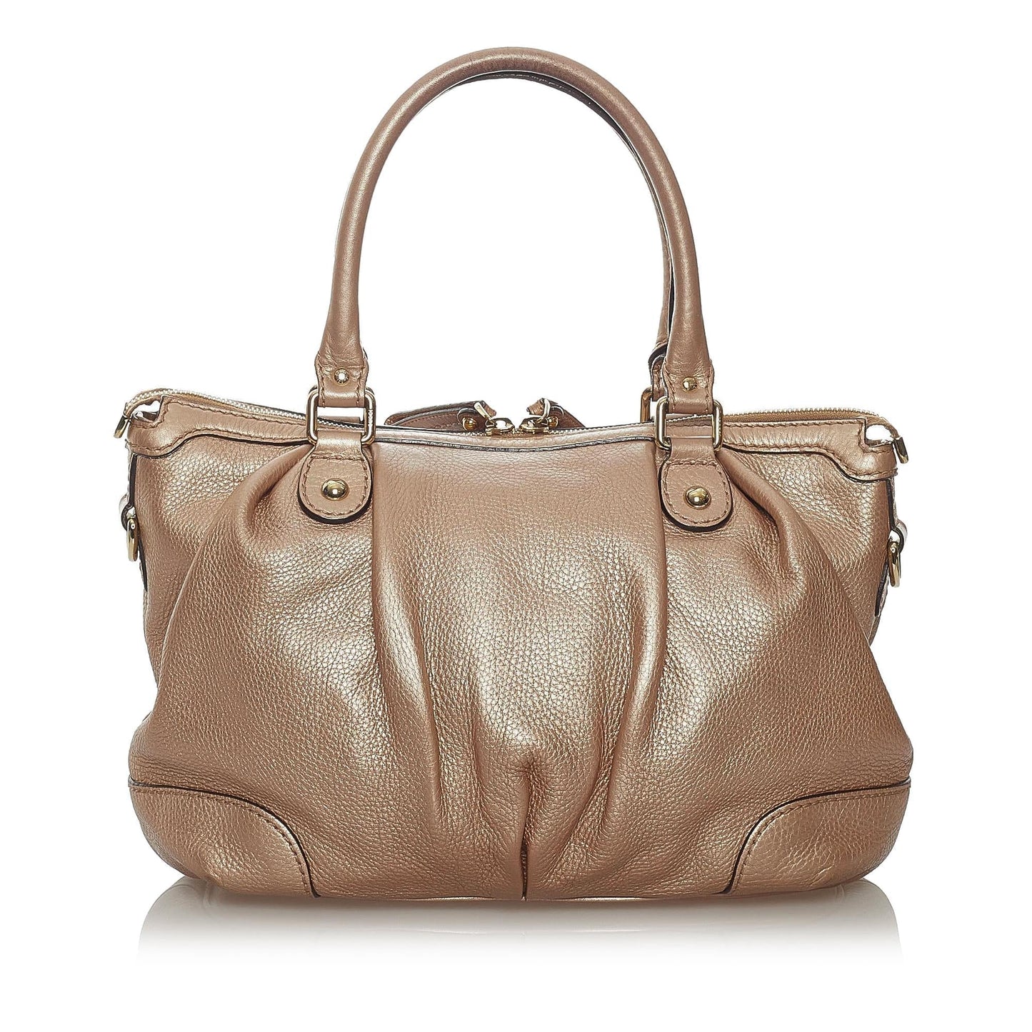 Gucci Sukey Leather Satchel (37221)