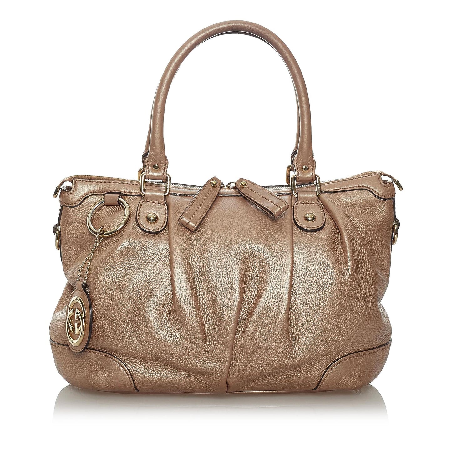 Gucci Sukey Leather Satchel (37221)