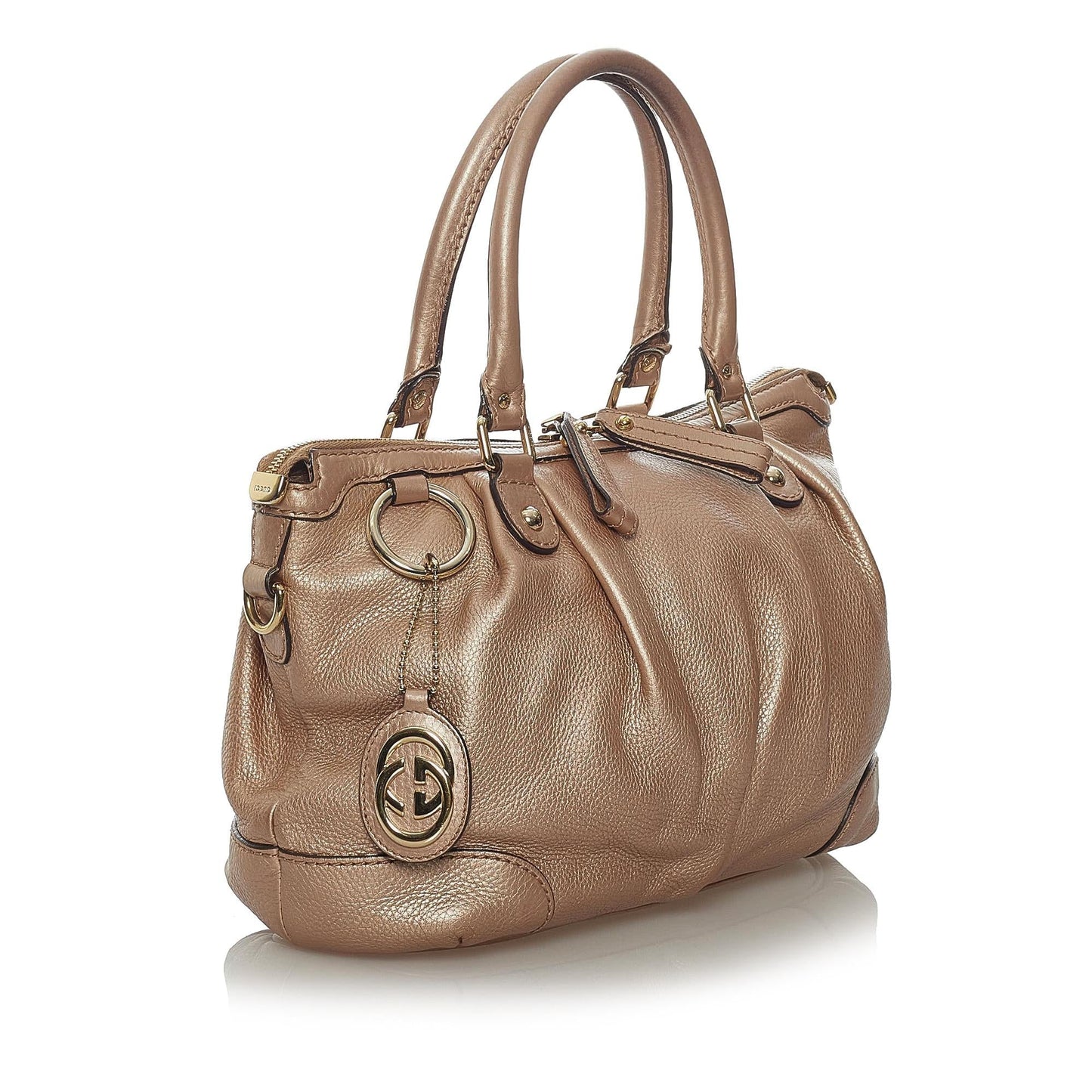 Gucci Sukey Leather Satchel (37221)