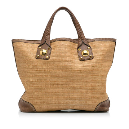 Gucci Sunset Straw Tote Bag (fPDmkH)