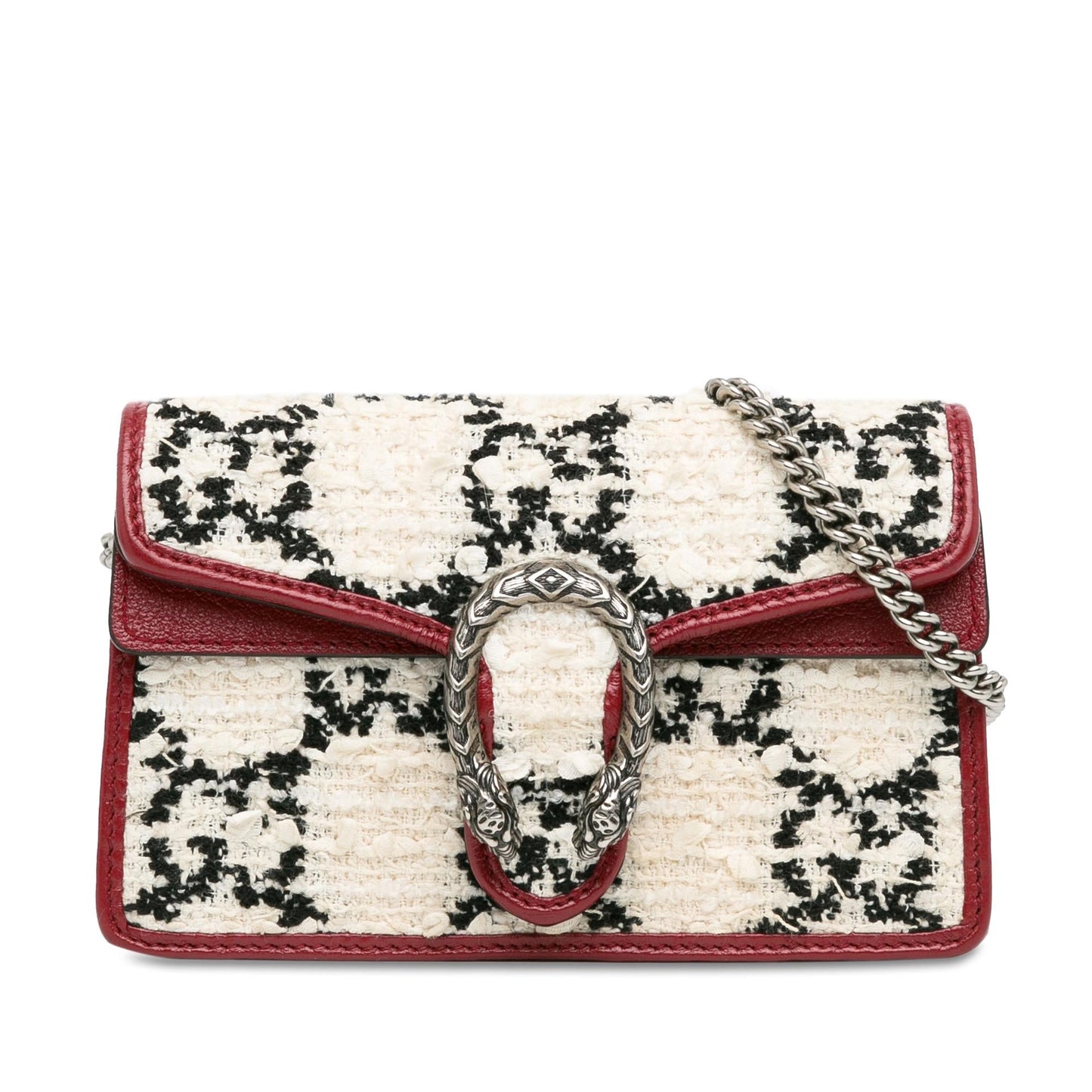 Gucci Super Mini GG Tweed Dionysus Crossbody Bag (a03ekZ)