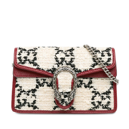 Gucci Super Mini GG Tweed Dionysus Crossbody Bag (a03ekZ)