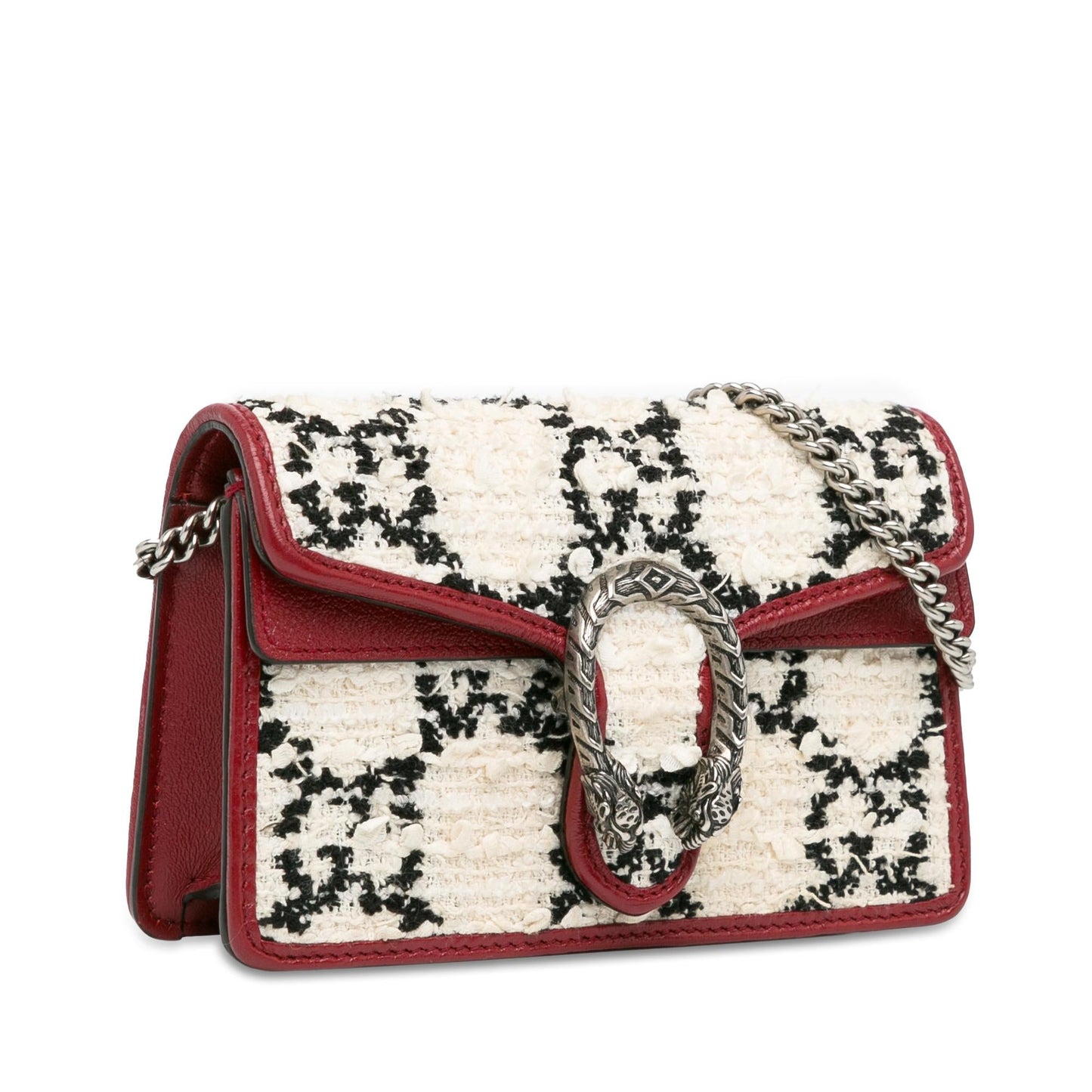 Gucci Super Mini GG Tweed Dionysus Crossbody Bag (a03ekZ)