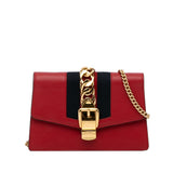 Gucci Super Mini Sylvie Crossbody Bag (WQPGZl)