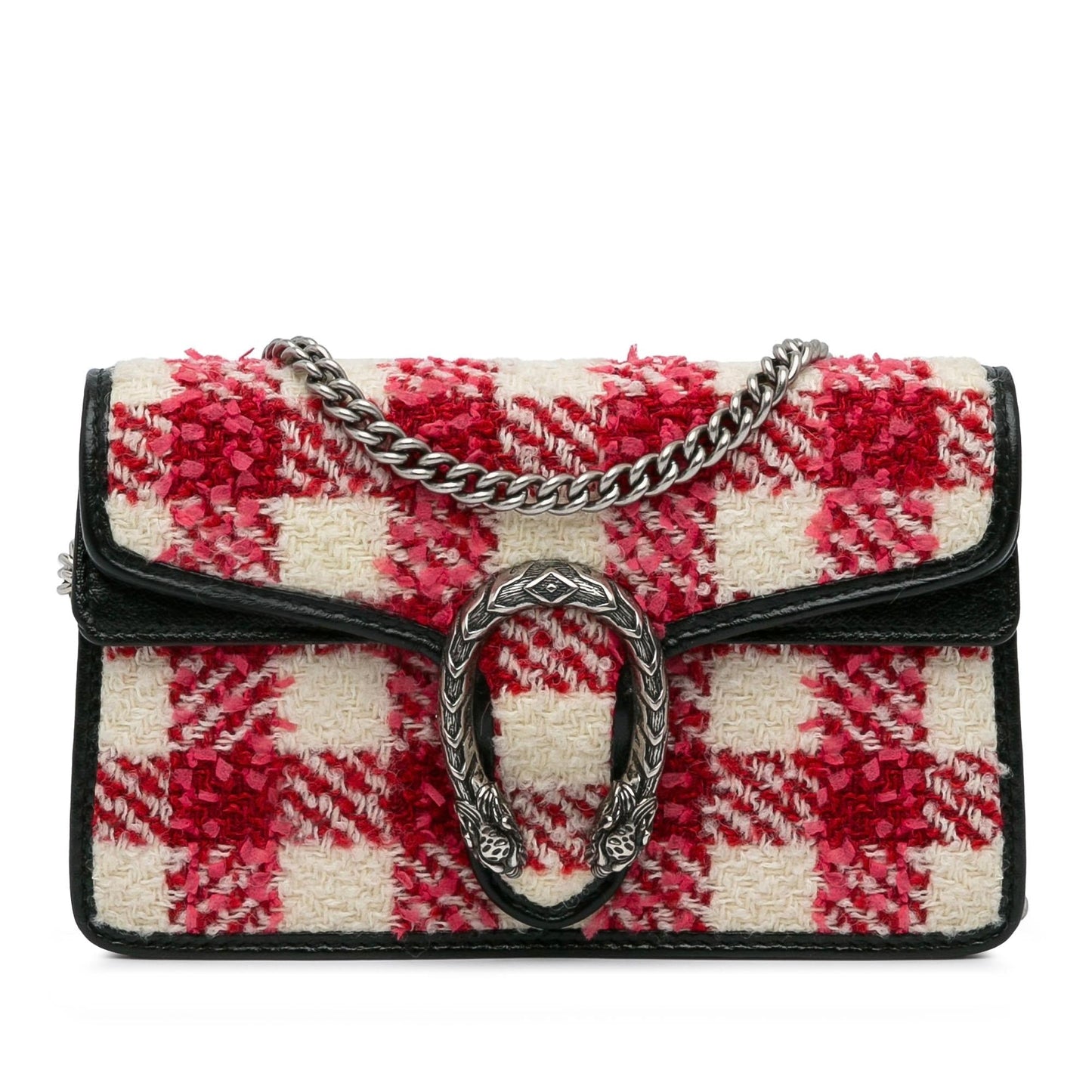 Gucci Super Mini Tweed Dionysus Crossbody Bag (4yYzpl)
