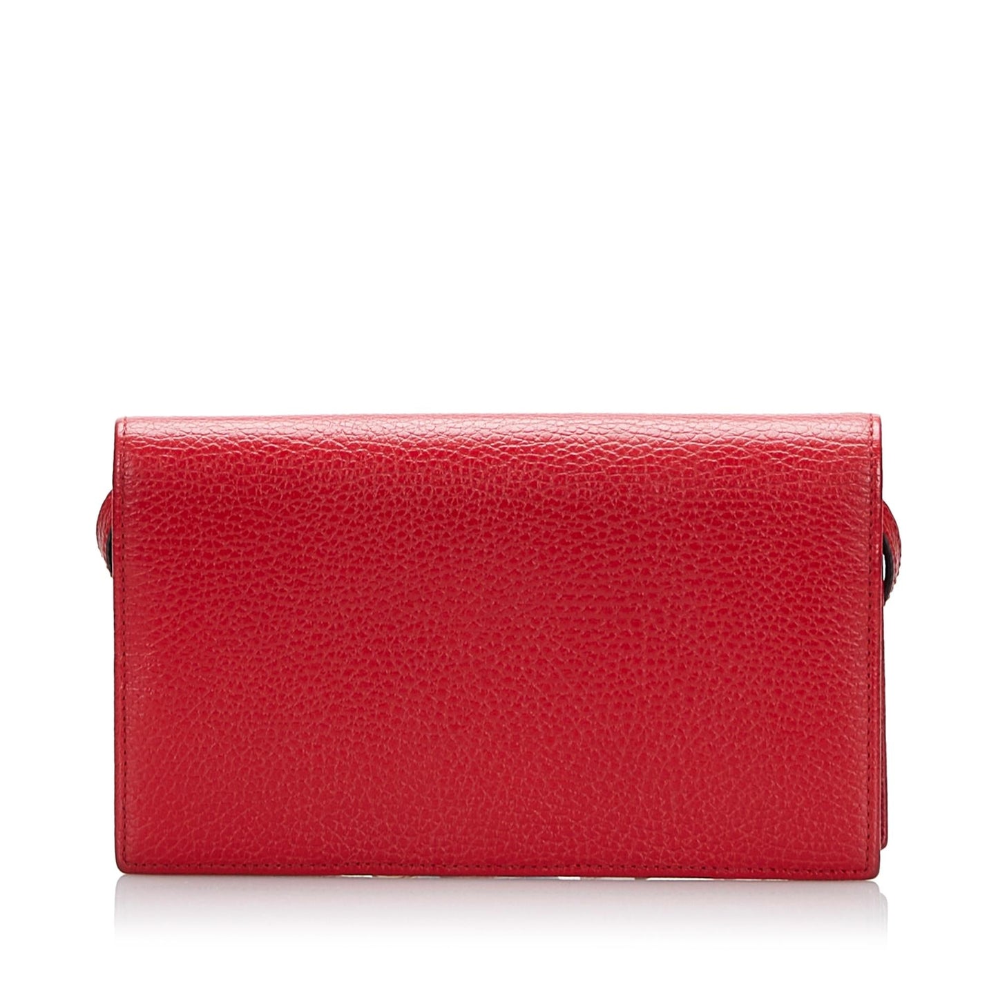 Gucci Swing Leather Continental Wallet on Strap (Ht1Fw3)
