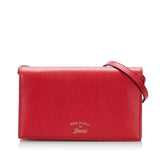 Gucci Swing Leather Continental Wallet on Strap (Ht1Fw3)