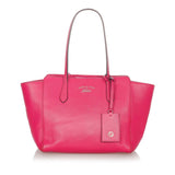 Gucci Swing Leather Tote Bag (SHG-31582)
