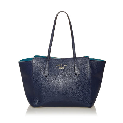 Gucci Swing Leather Tote Bag (SHG-29049)