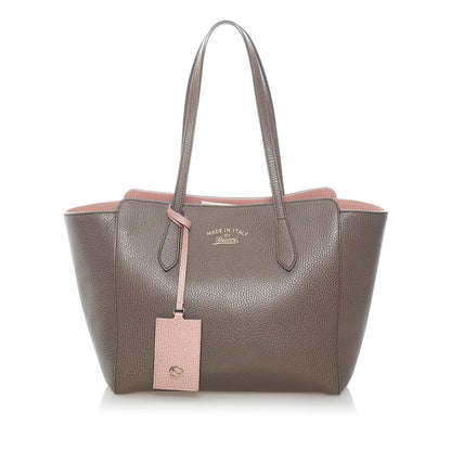 Gucci Swing Leather Tote Bag (32057)