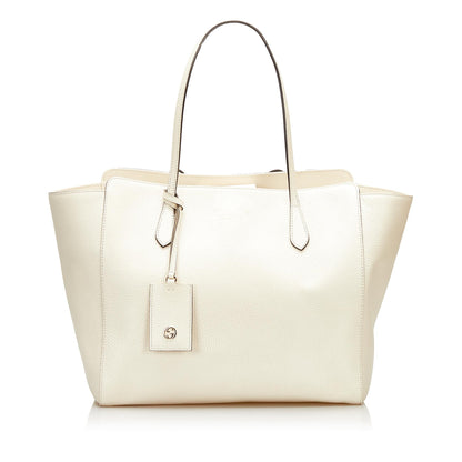 Gucci Swing Leather Tote Bag (35659)