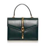 Gucci Sylvie 1969 Leather Satchel (wXrkS4)