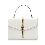 Gucci Sylvie 1969 Leather Satchel (XLLZGR)