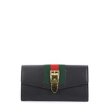 Gucci Sylvie Calfskin Continental Wallet