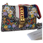 GCI SYLVIE FLORAL PYTHON SHOULDER BAG-HS
