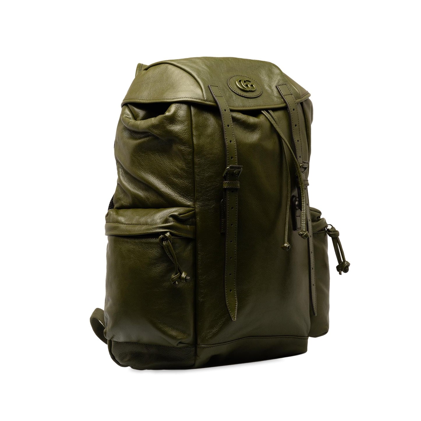 Gucci Tonal GG Double Pocket Belt Backpack (SC1jz3)