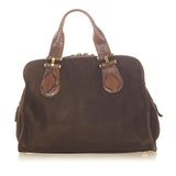 Gucci Twice Nubuck Leather Handbag (31660)