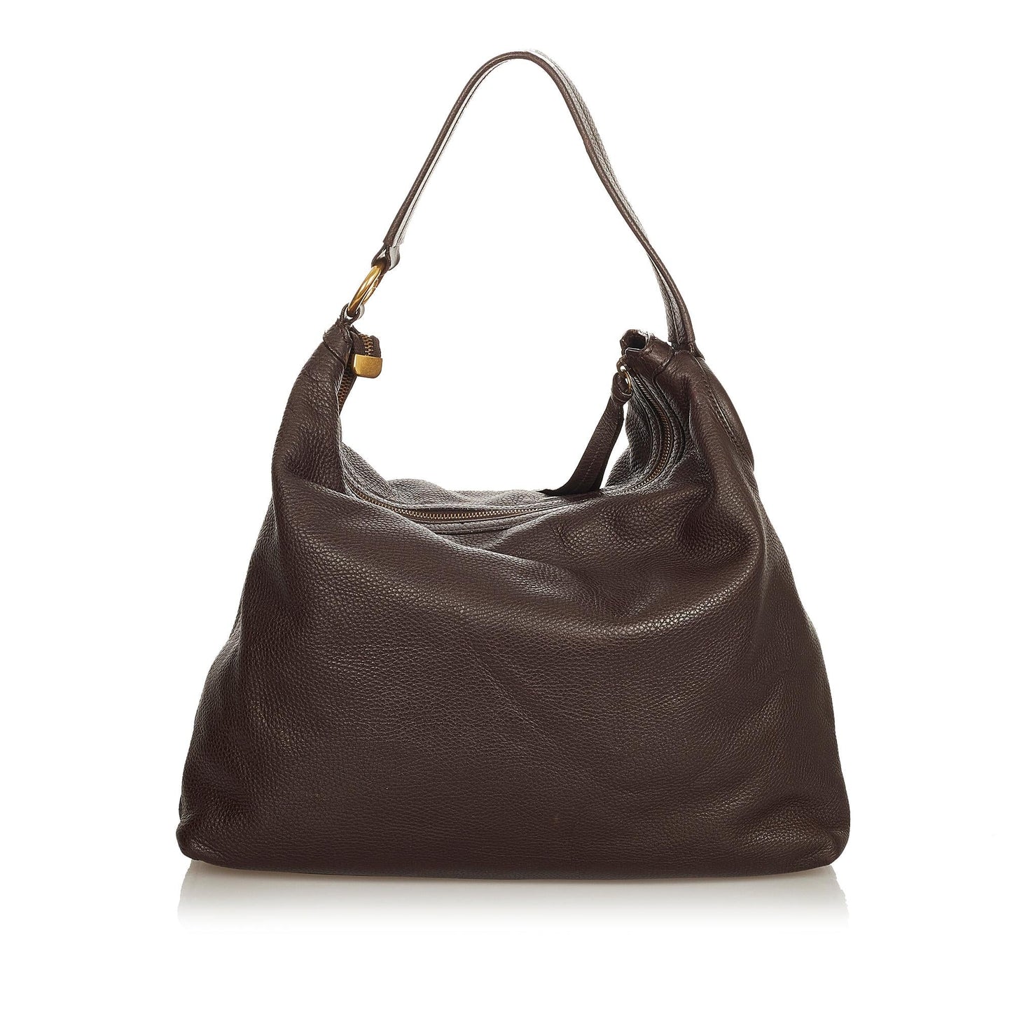Gucci Twill Leather Shoulder Bag (SHG-31844)
