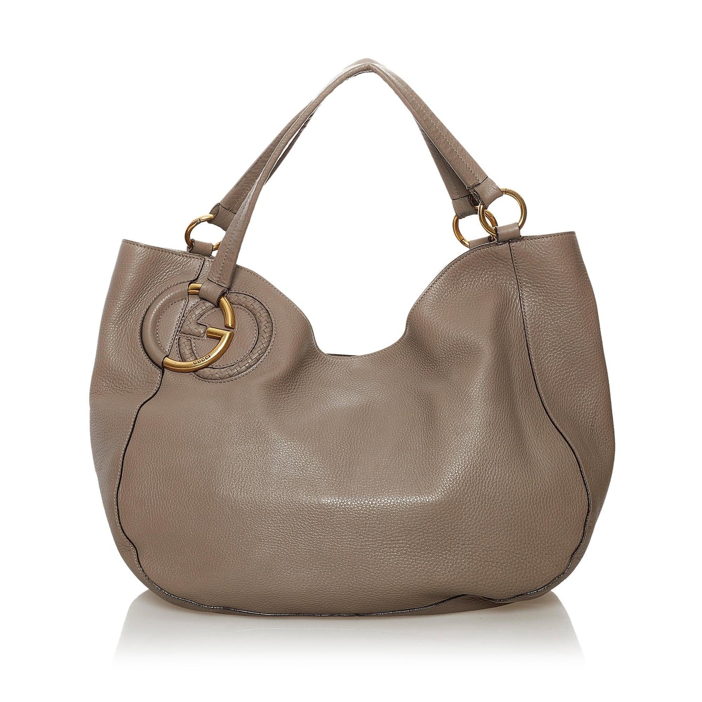 Gucci Twill Leather Tote Bag (32764)