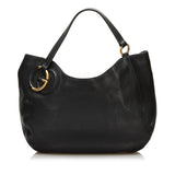 Gucci Twill Leather Tote (35893)