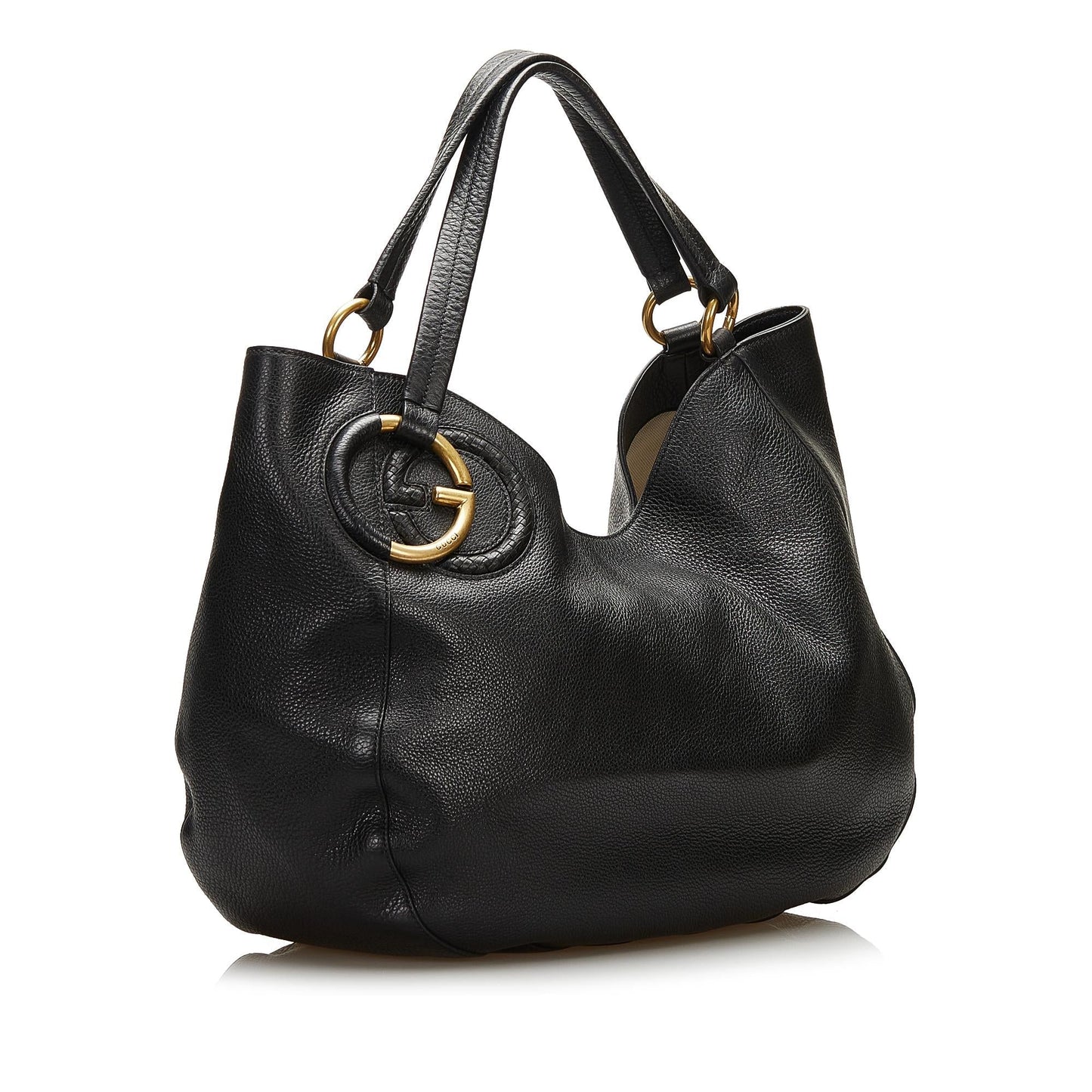 Gucci Twill Leather Tote (35893)