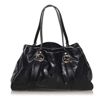 Gucci Twin Leather Tote Bag (33680)