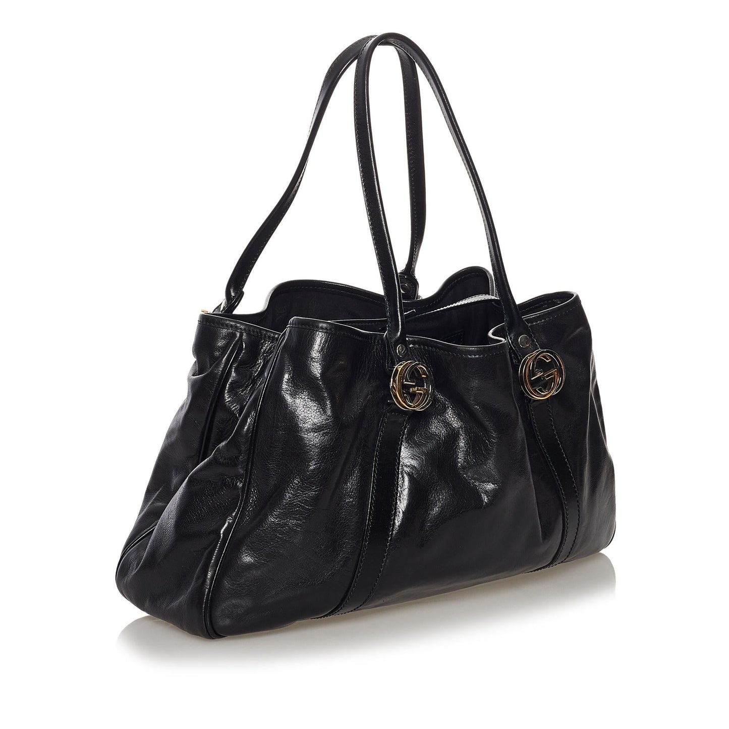 Gucci Twin Leather Tote Bag (33680)