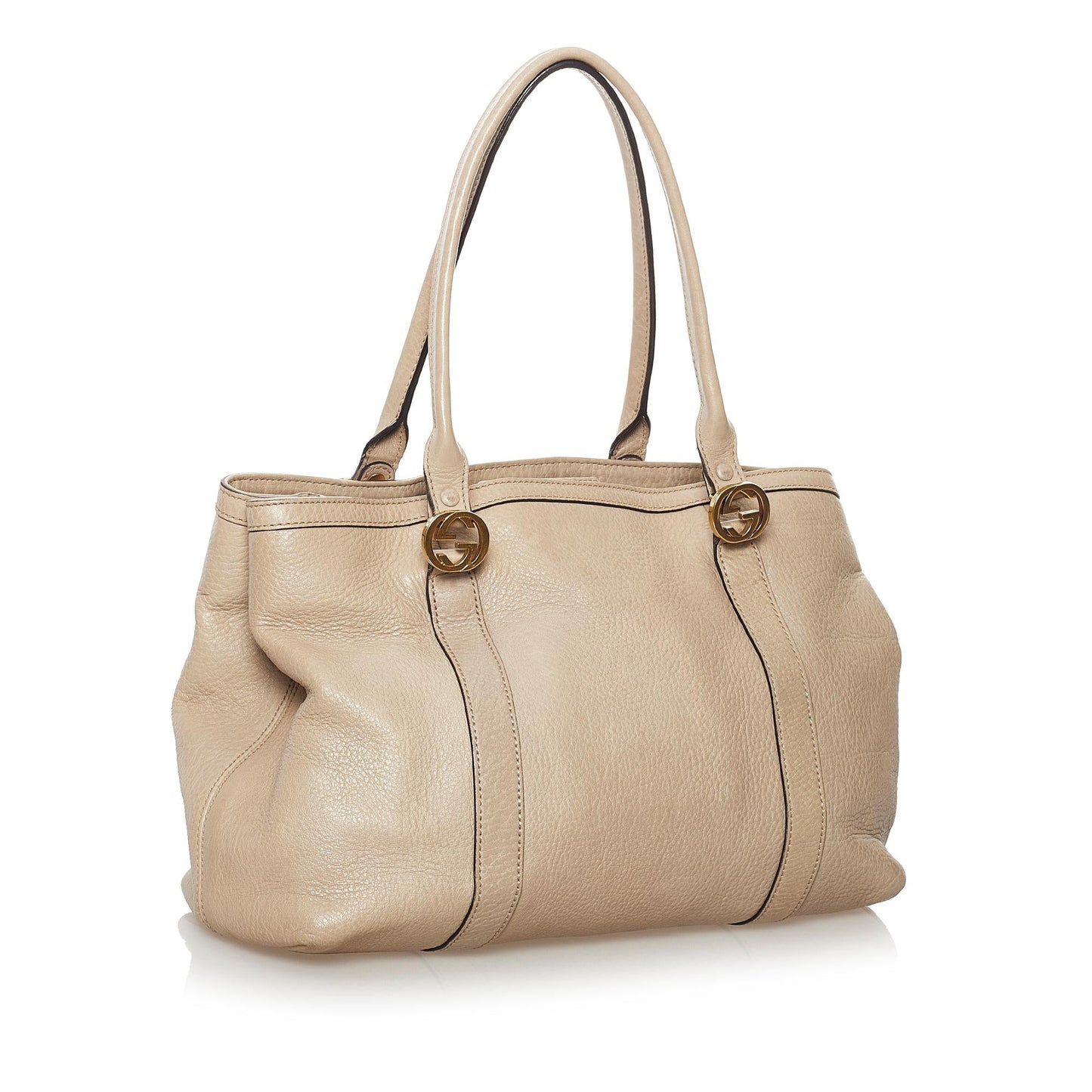 Gucci Twins Leather Tote Bag (37214)